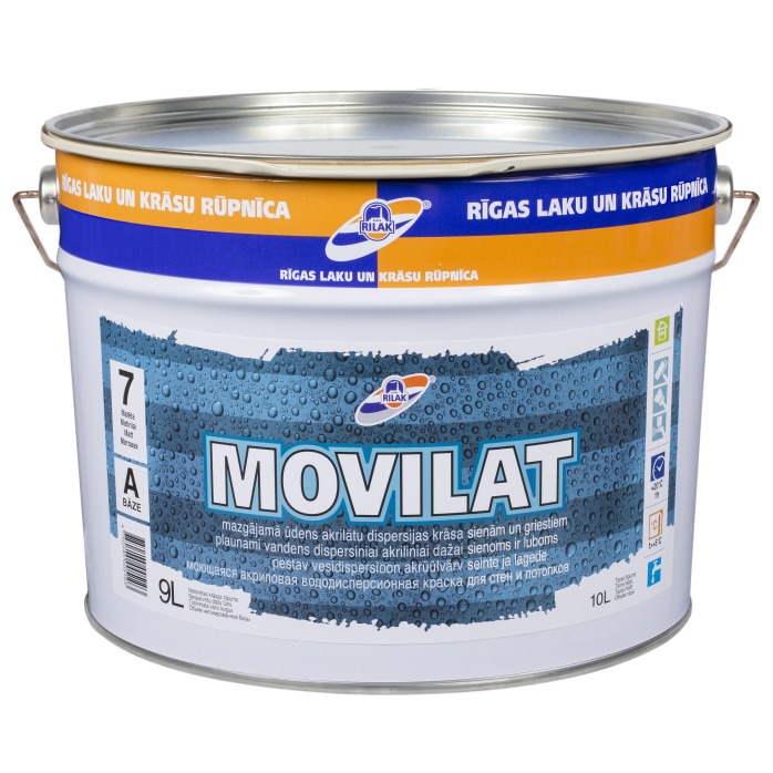 PESTAV MATT AKRÜÜLVÄRV MOVILAT-7 18L