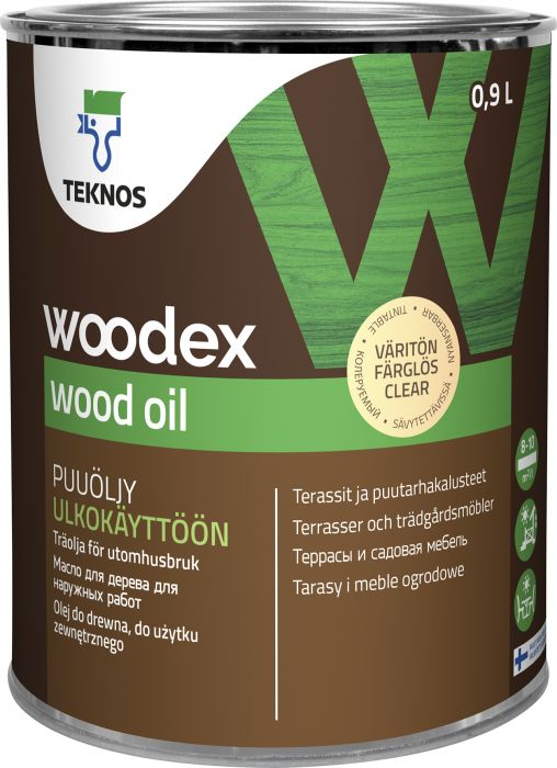 Puiduõli Woodex Wood Oil, värvitu 0,9 l