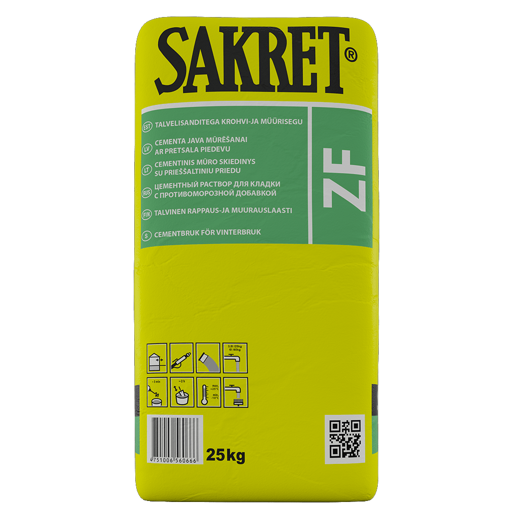 MÜÜRISEGU SAKRET  ZF 25kg TALVINE