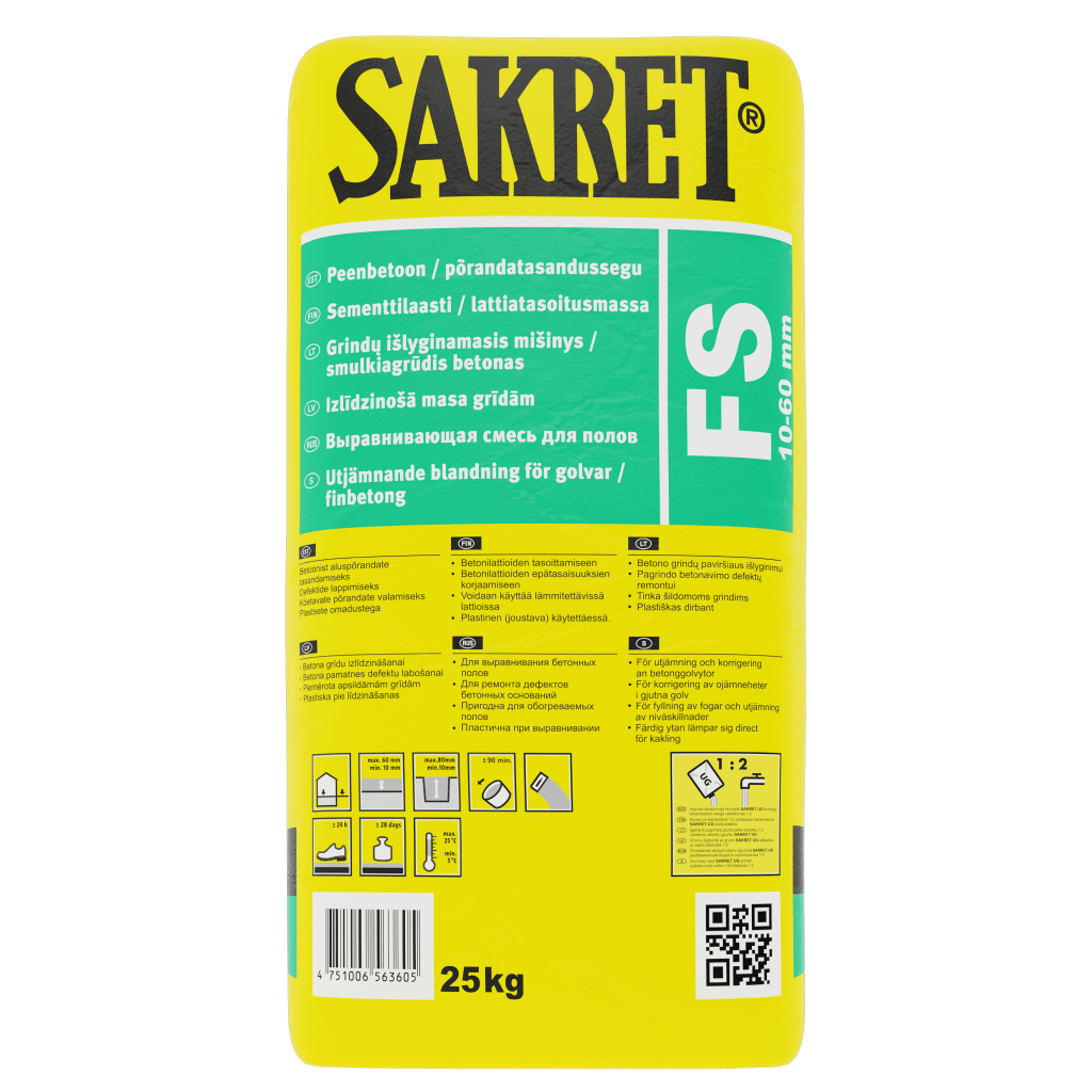 KUIVBETOON SAKRET FS 25kg