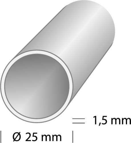 TORU DUURI O3 HE1 25x1.5mm HÕBE 1m