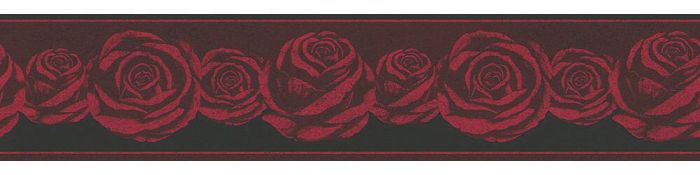 Bordüür Punane Roos 5 m x 13 cm