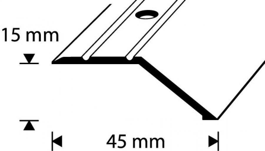 ÜLEMINEKULIIST C3-2.7M 15/45MM PRONKS DIONE