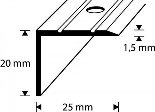 ASTMESERVALIIST D3-2,7M 20/25MM HÕBE DIONE