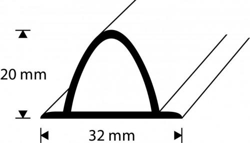 DUŠILIIST 125cm VALGE DIONE