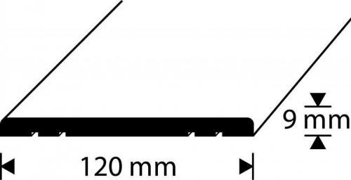 LÄVEPAKK 120X9 1M TAMM SILE DIONE