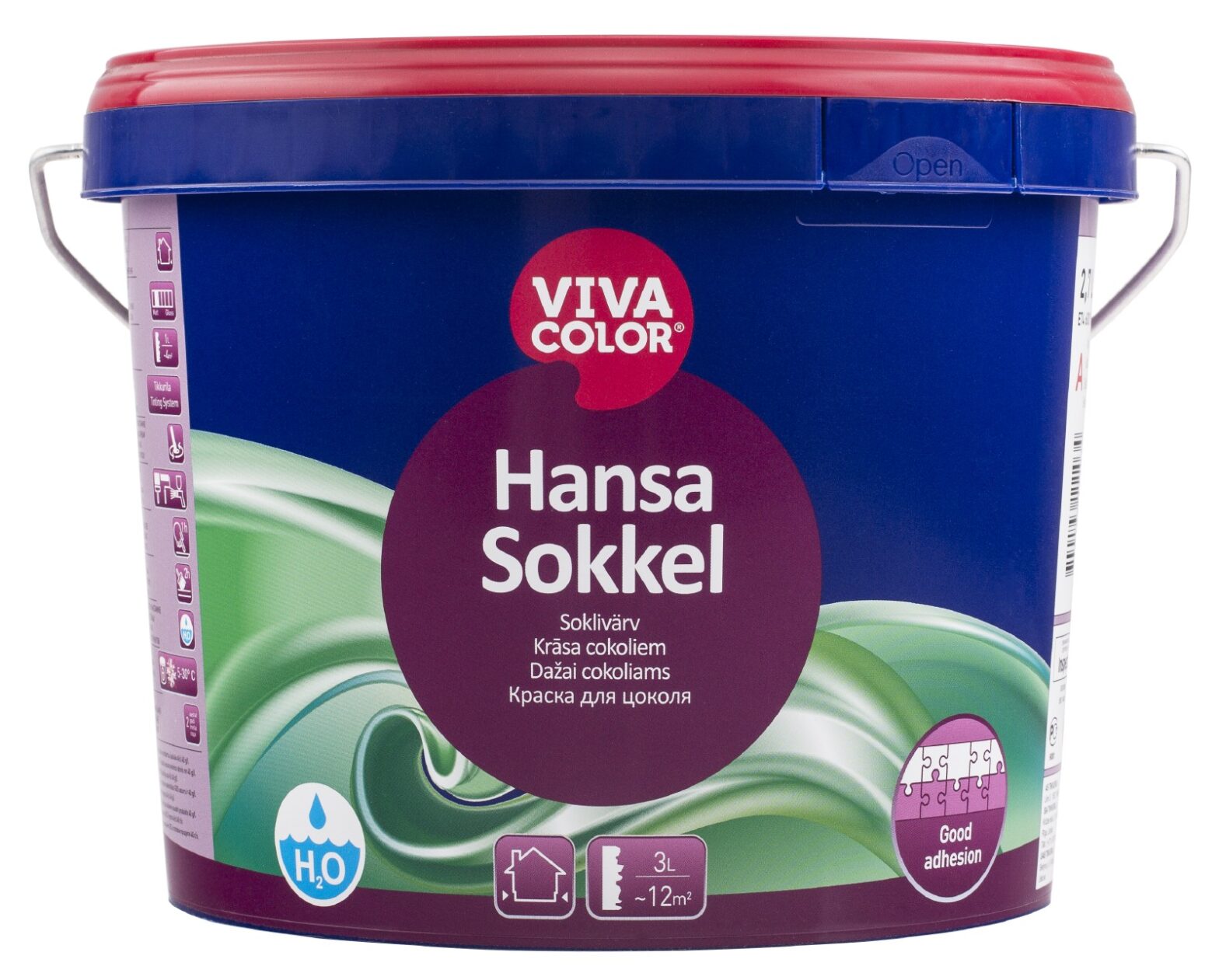 SOKLIVÄRV VIVACOLOR HANSA SOKKEL A 2,7L