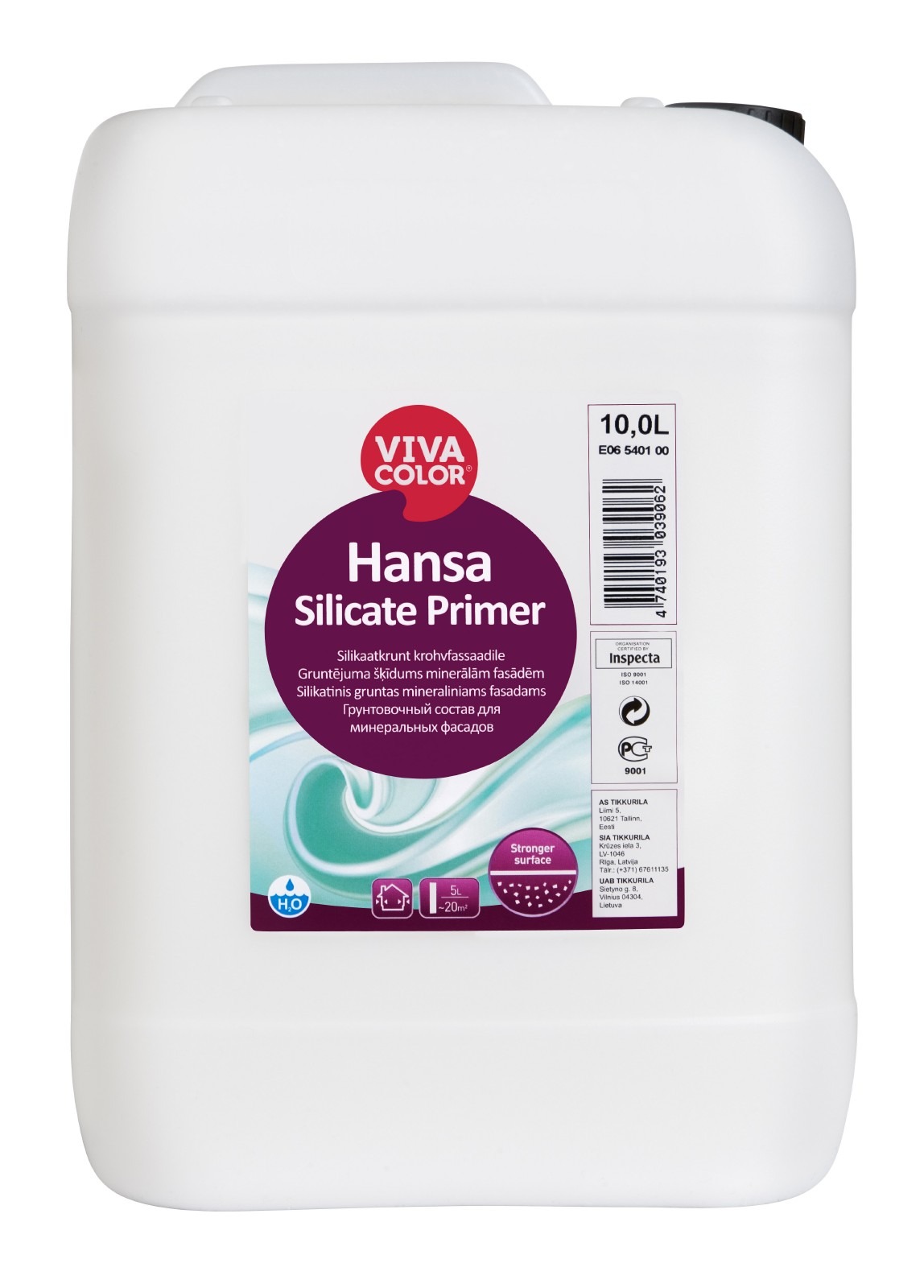 FASSAADIKRUNT VIVACOLOR HANSA SILICATE PRIMER 10L