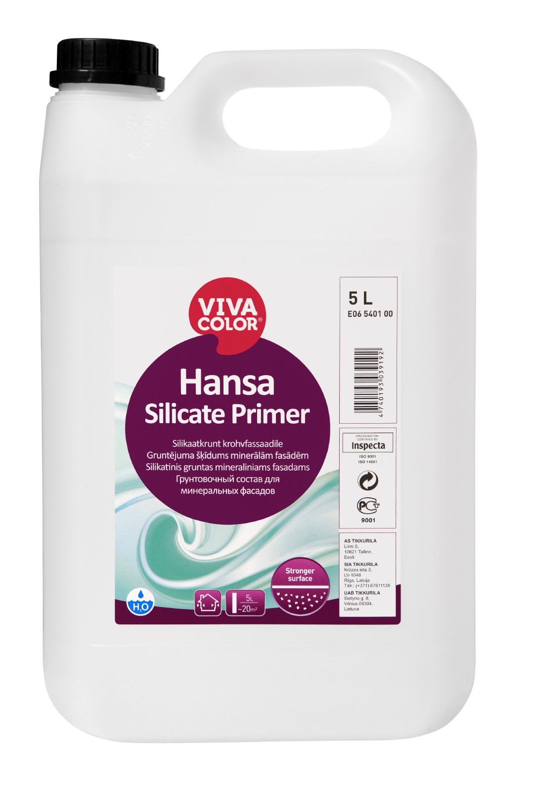 FASSAADIKRUNT VIVACOLOR HANSA SILICATE PRIMER  5L