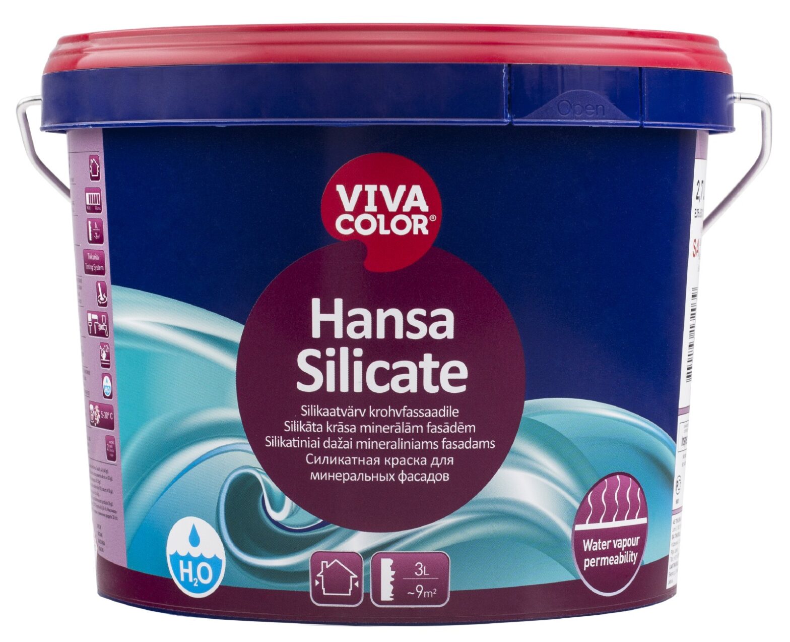 FASSAADIVÄRV VIVACOLOR HANSA SILICAT SA 2,7L