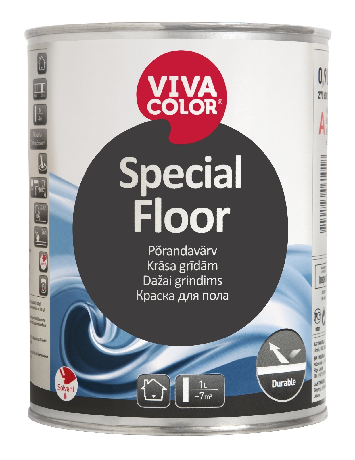 PÕRANDAVÄRV VIVACOLOR SPECIAL FLOOR A 0,9L