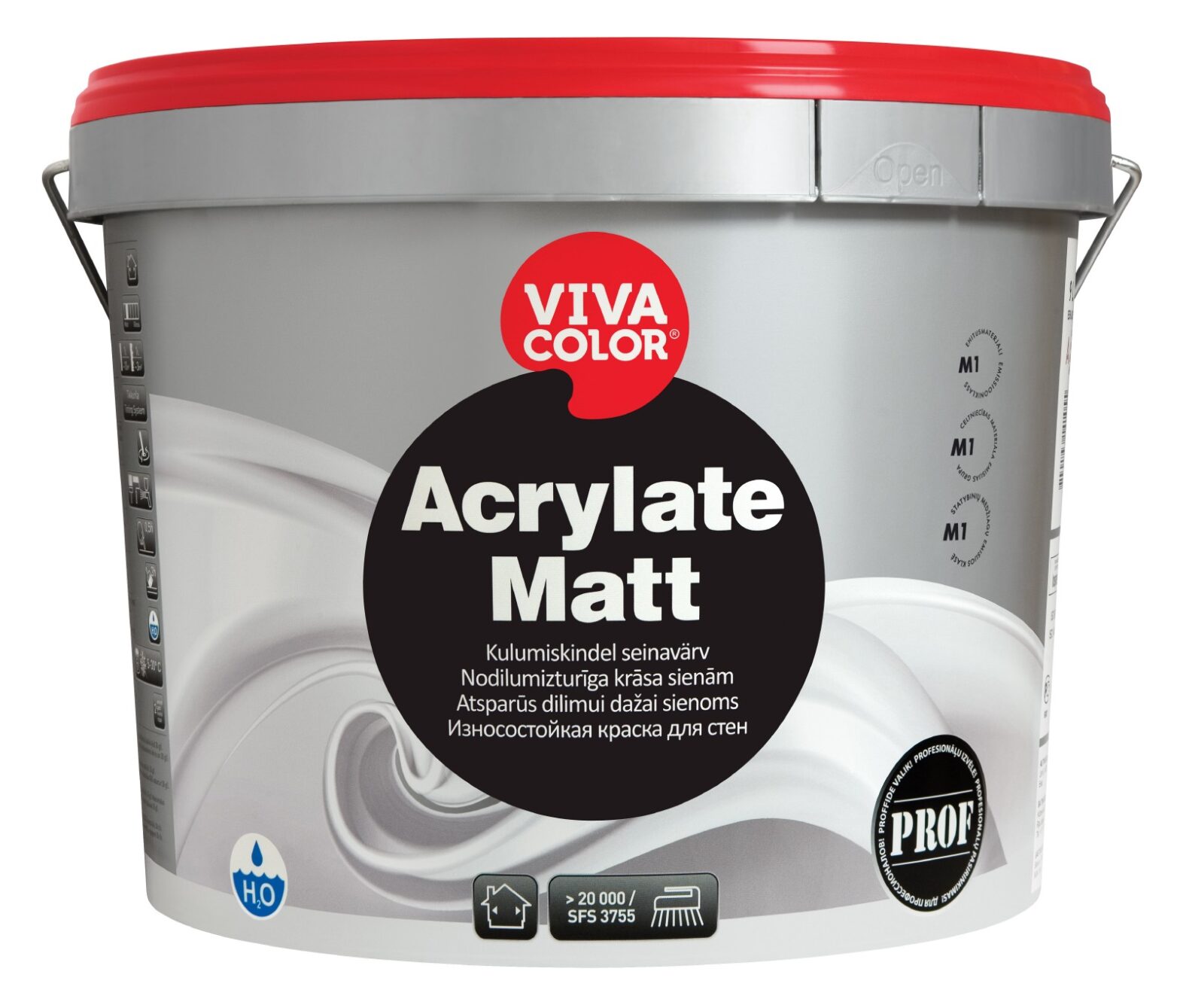 SEINAVÄRV VIVACOLOR ACRYLATE MATT A 9L