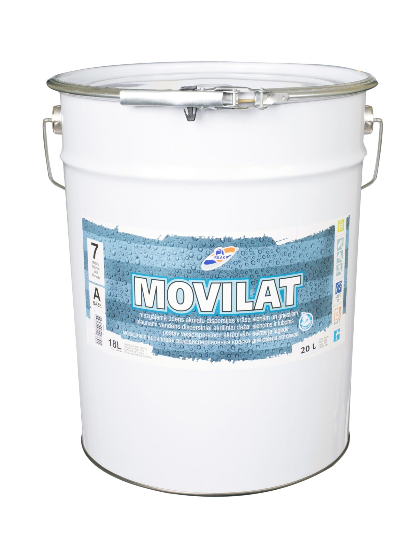 SEINAVÄRV RILAK MOVILAT-7 A 18L MATT