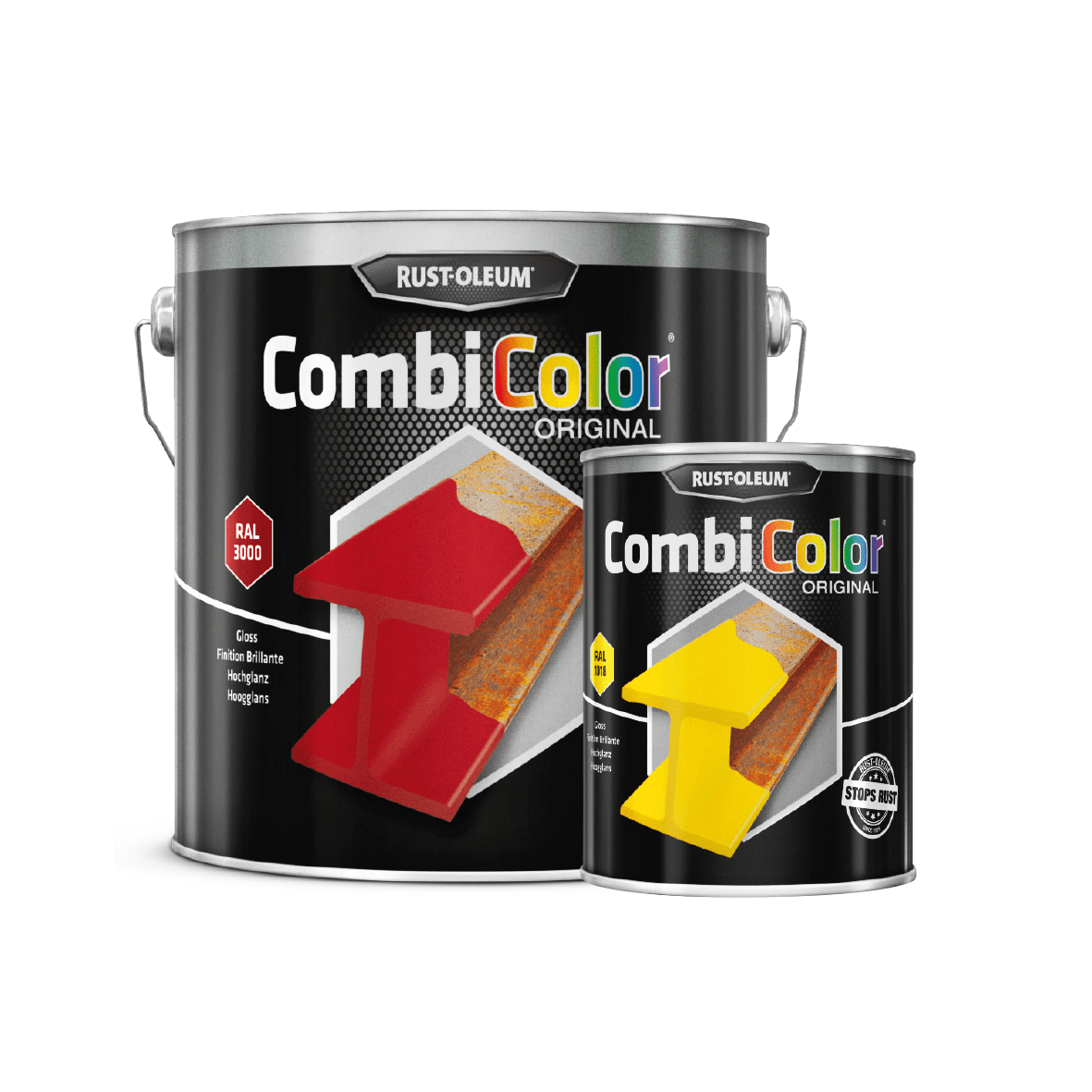 METALLIVÄRV COMBICOLOR SMOOTH KULDNE 0,75L