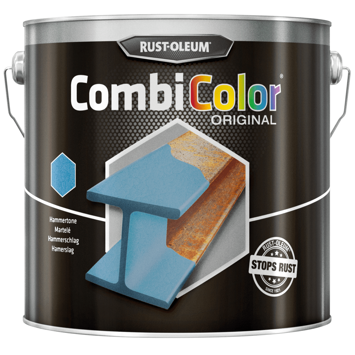 METALLIVÄRV COMBICOLOR HAMMERTONE TUMEHALL 0,75L