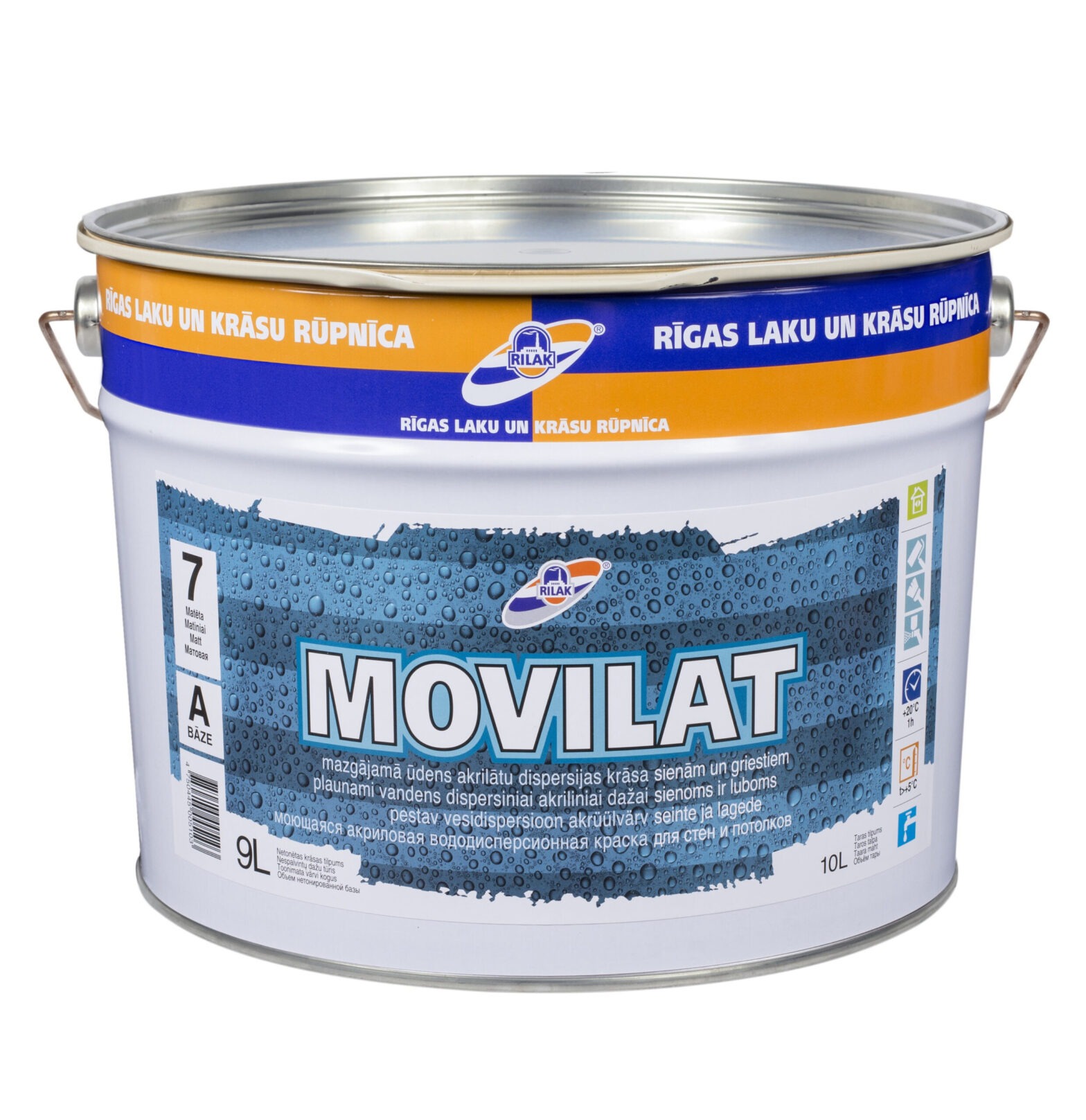 SEINAVÄRV RILAK MOVILAT-7 A 9L MATT