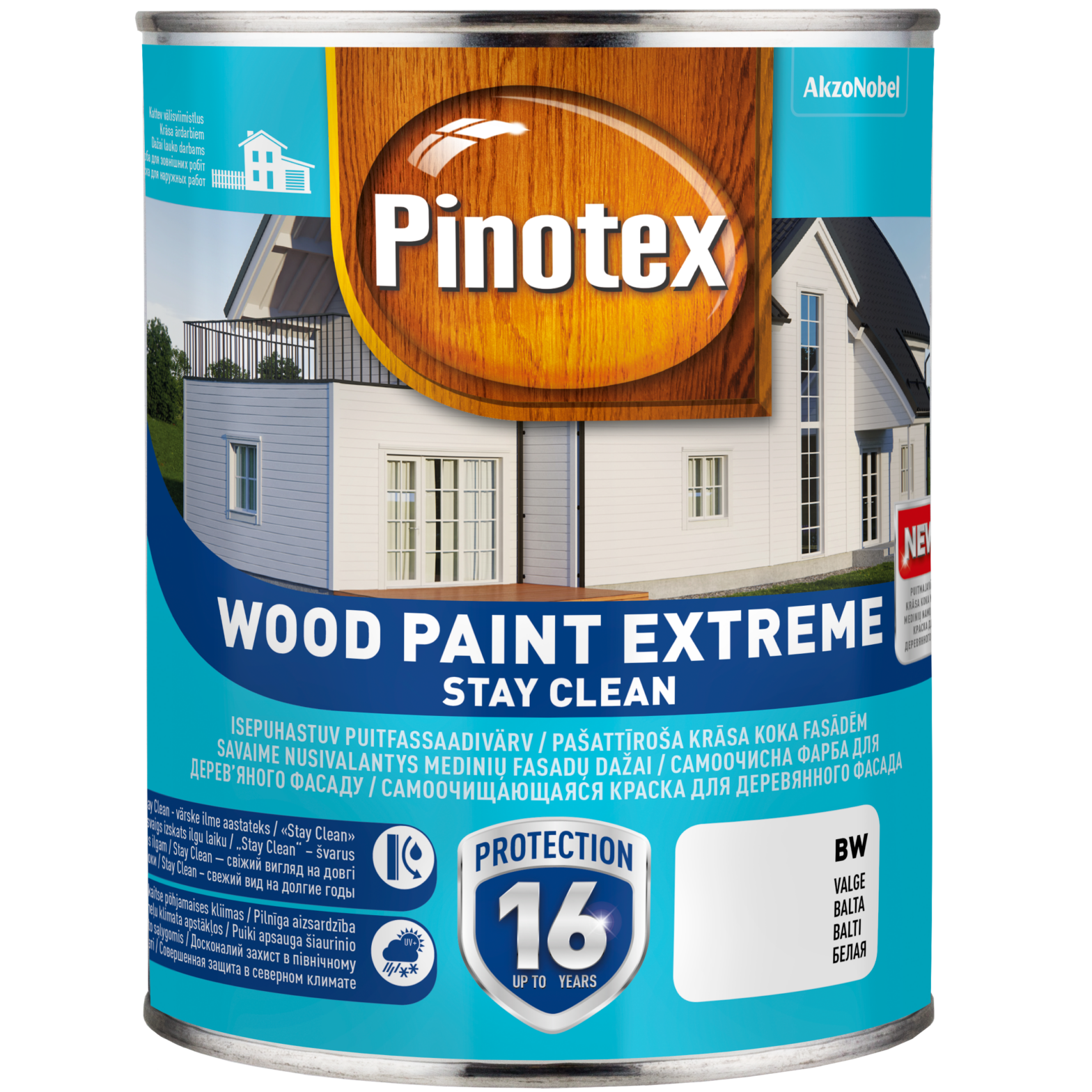 PUITFASSAADIVÄRV PINOTEX WOODPAINT EXTREM BW 1L