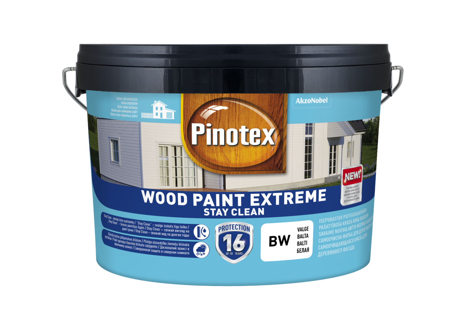 PUITFASSAADIVÄRV PINOTEX WOODPAINT EXTREM BW 2,5L