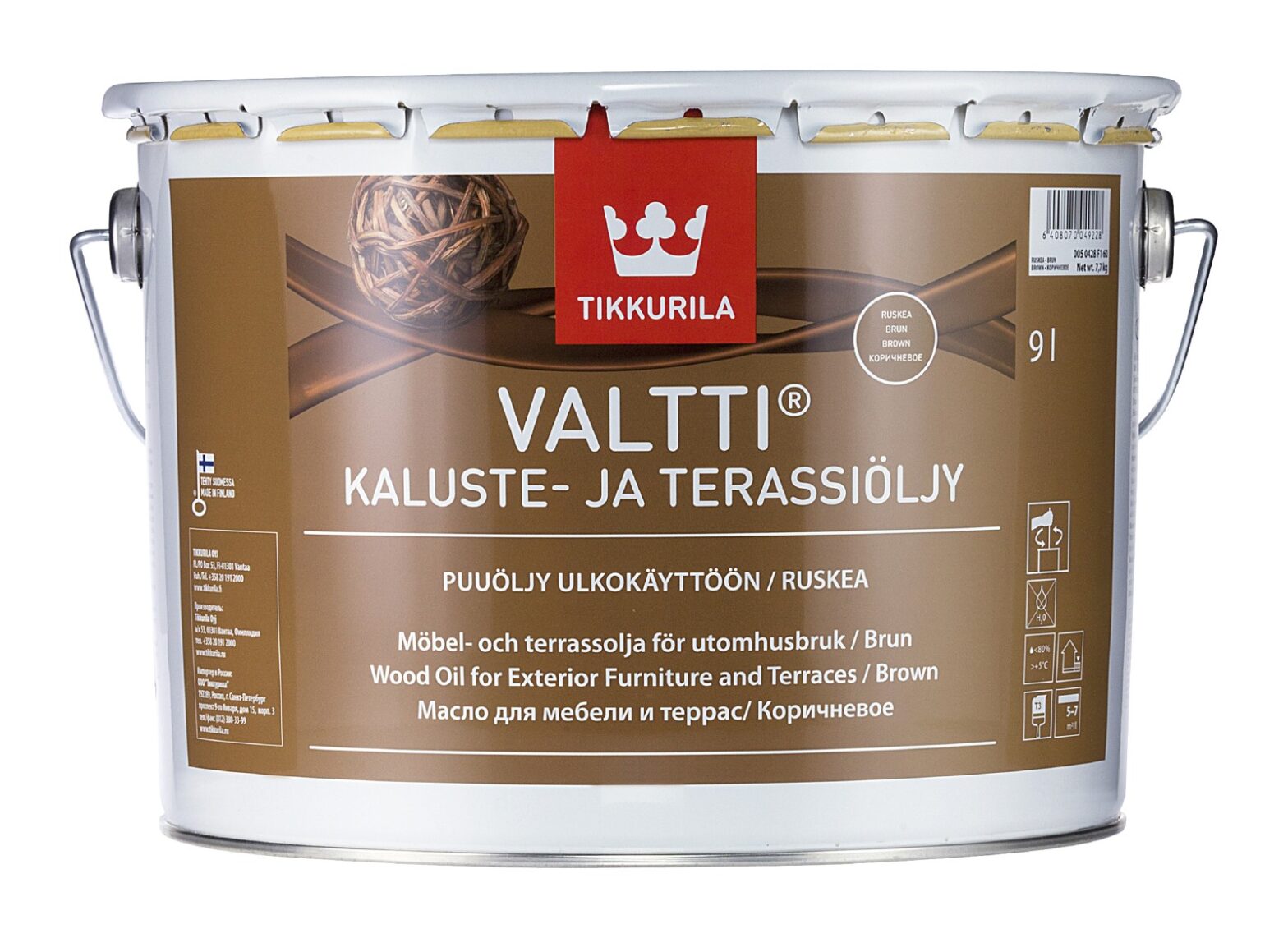 TERRASSIÕLI TIKKURILA VALTTI PRUUN 9L