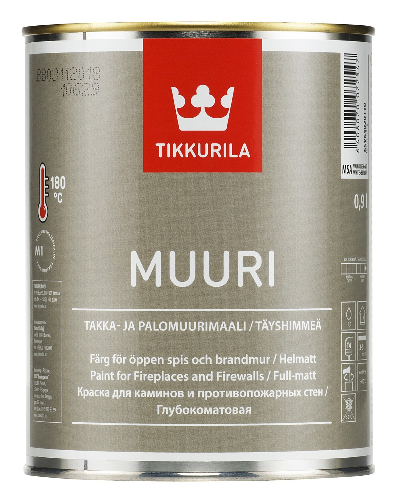 AHJUVÄRV TIKKURILA MUURI MSA-PM 0,9L