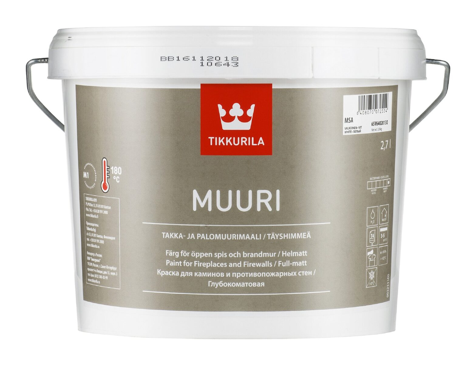 AHJUVÄRV TIKKURILA MUURI MSA-PM 2,7L