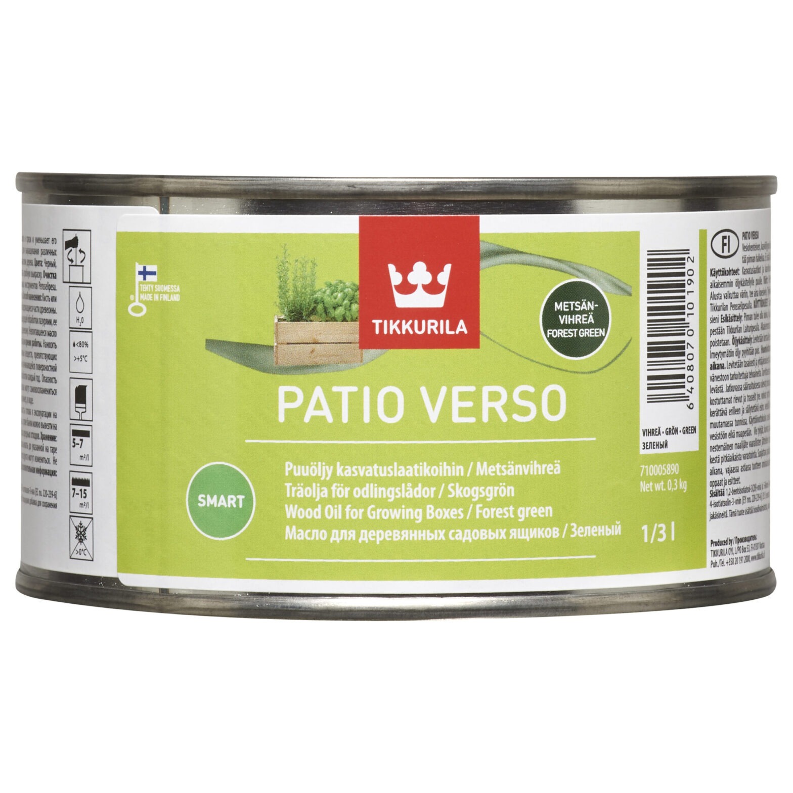 PUIDUÕLI TIKKURILA PATIO VERSO 0.33L METSAROHELINE