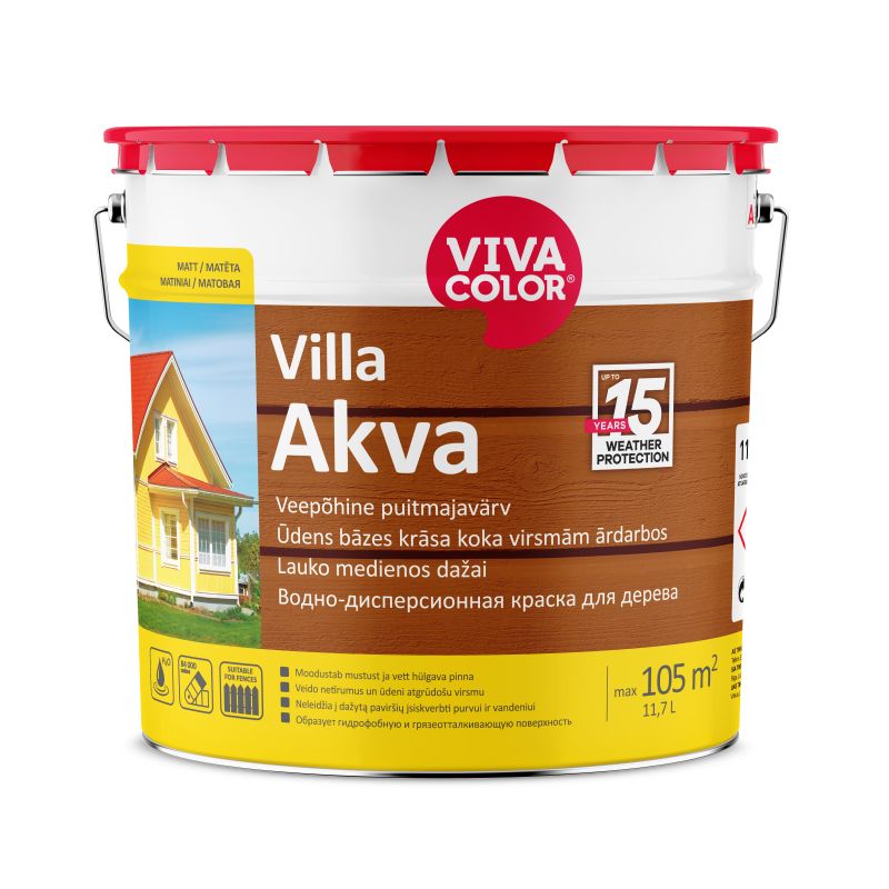 PUITFASSAADIVÄRV VIVACOLOR VILLA AKVA A 11.7L