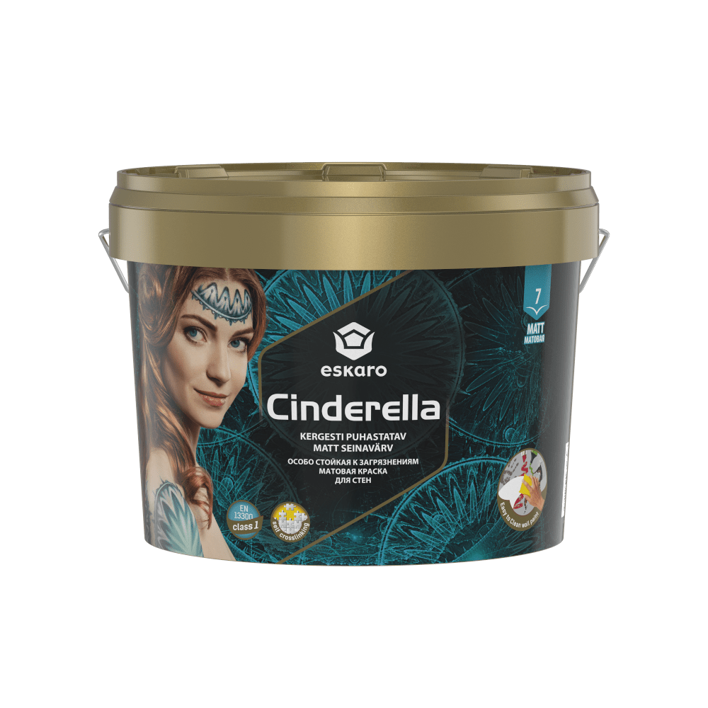 SEINAVÄRV ESKARO CINDERELLA 9L VALGE MATT