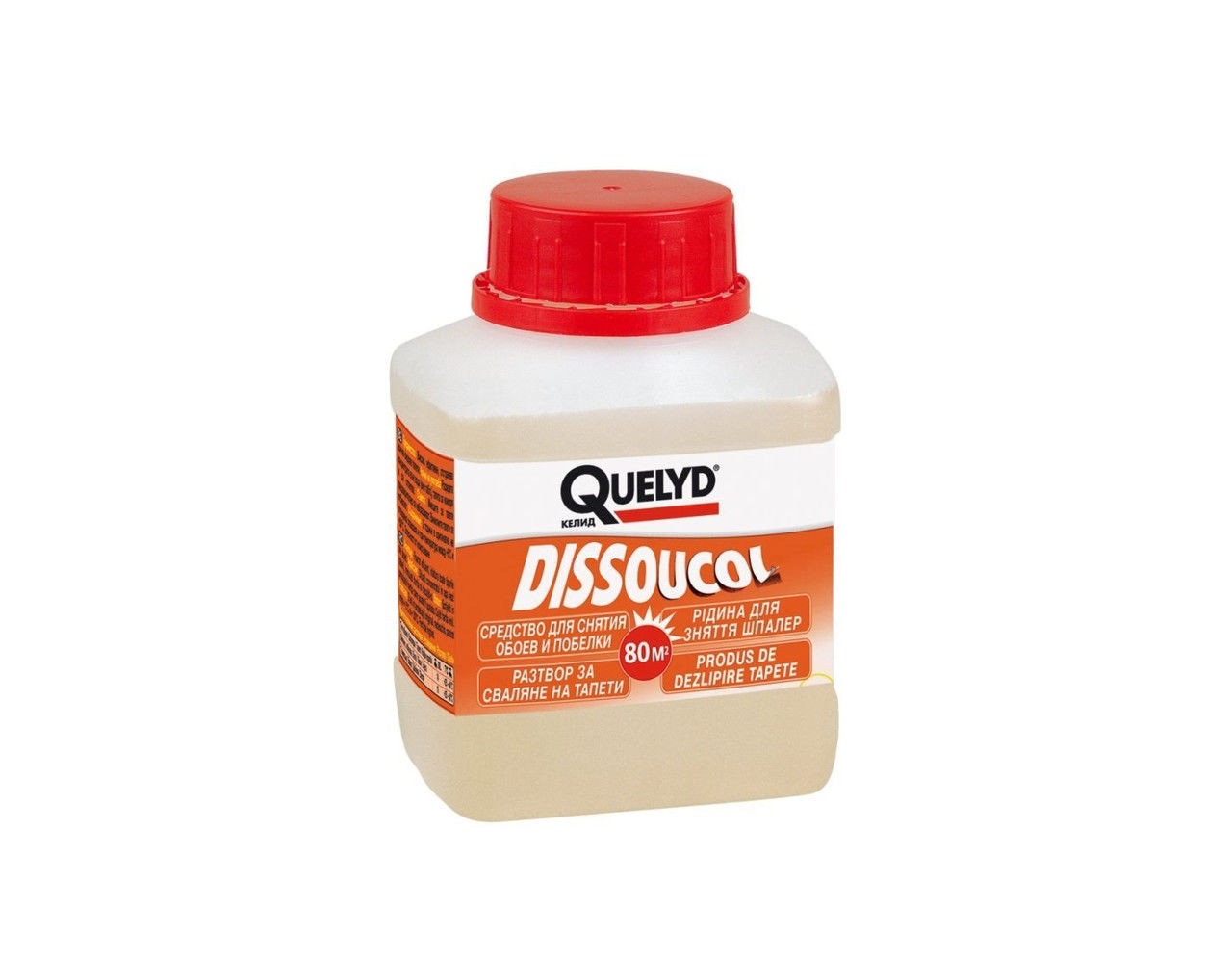 TAPEEDIEEMALDAJA QUELYD DISSOUCOL 250ml