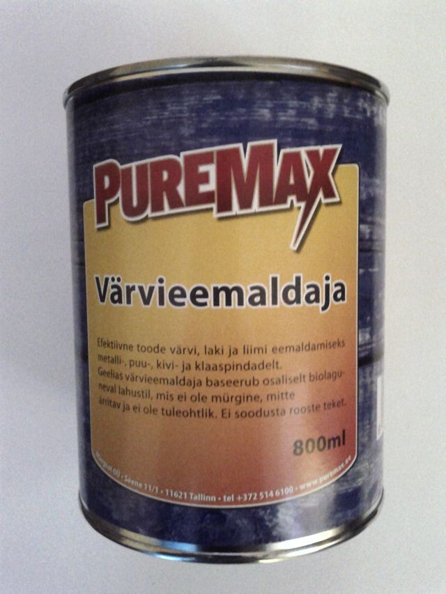 VÄRVIEEMALDI PUREMAX 0,8L