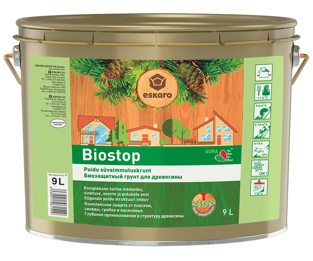 PUIDUIMMUTI ESKARO AURA BIOSTOP 9L