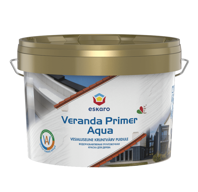 KRUNTVÄRV ESKARO VERANDA PRIMER AQUA 2,7L