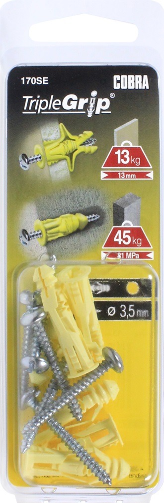 UNIVERSAAL TÜÜBEL TRIPLE-GRIP 3.5MM 6TK/PK