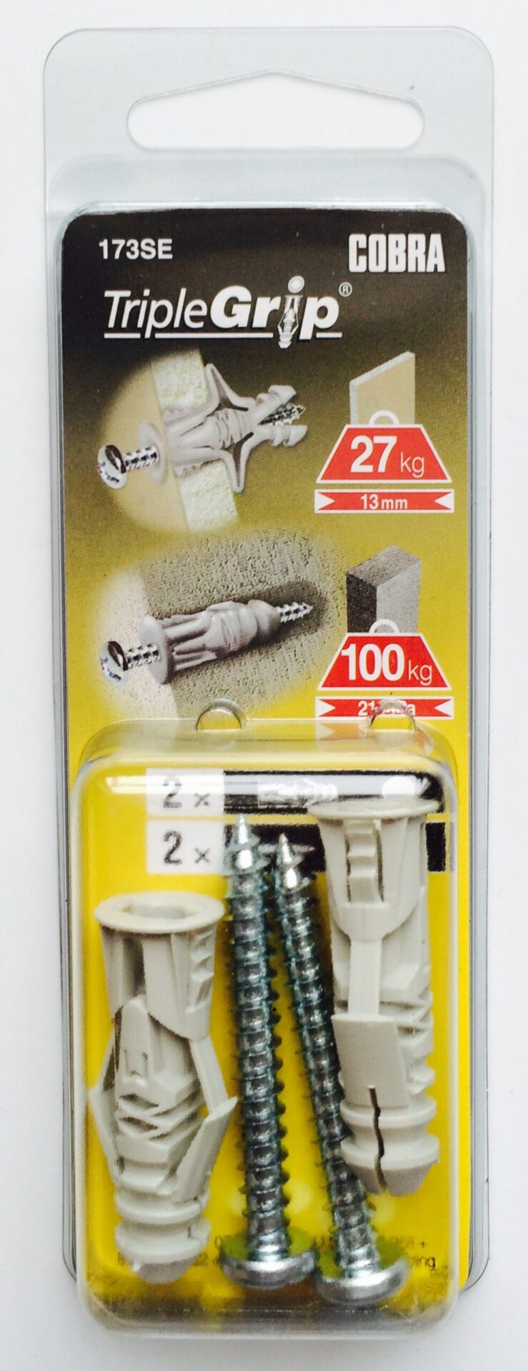 UNIVERSAAL TÜÜBEL TRIPLE-GRIP 6.0MM 2TK/PK