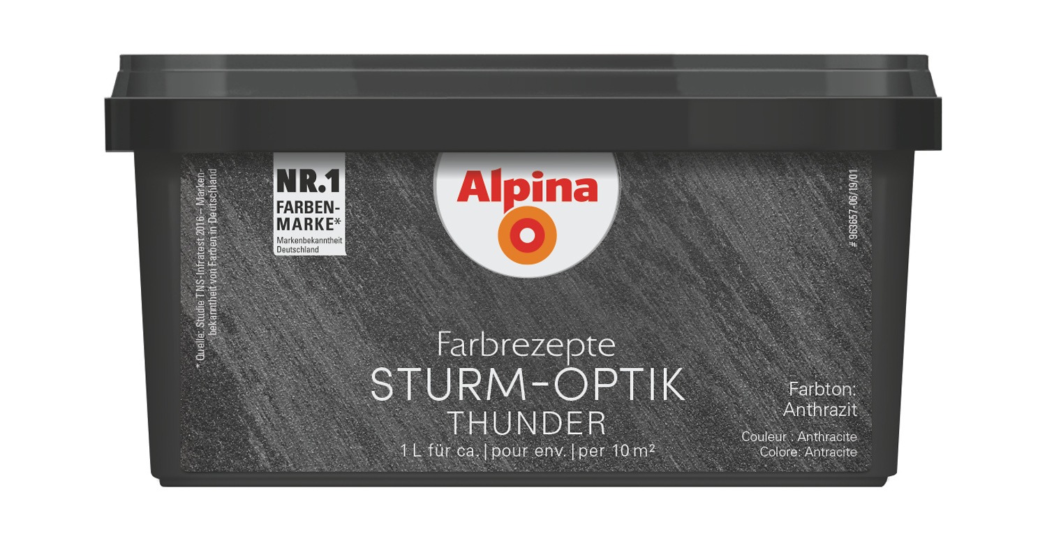 EFFEKTVÄRV ALPINA  METALL EFFEKT ANTRATSIIT 1L