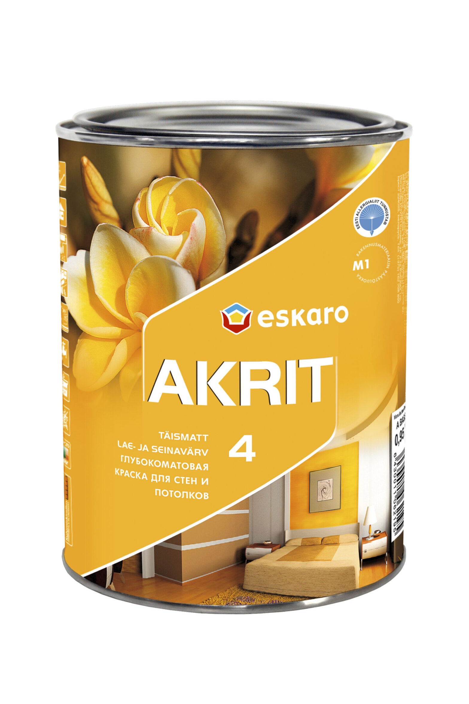 LAEVÄRV ESKARO AKRIT-4 0,95L TÄISMATT