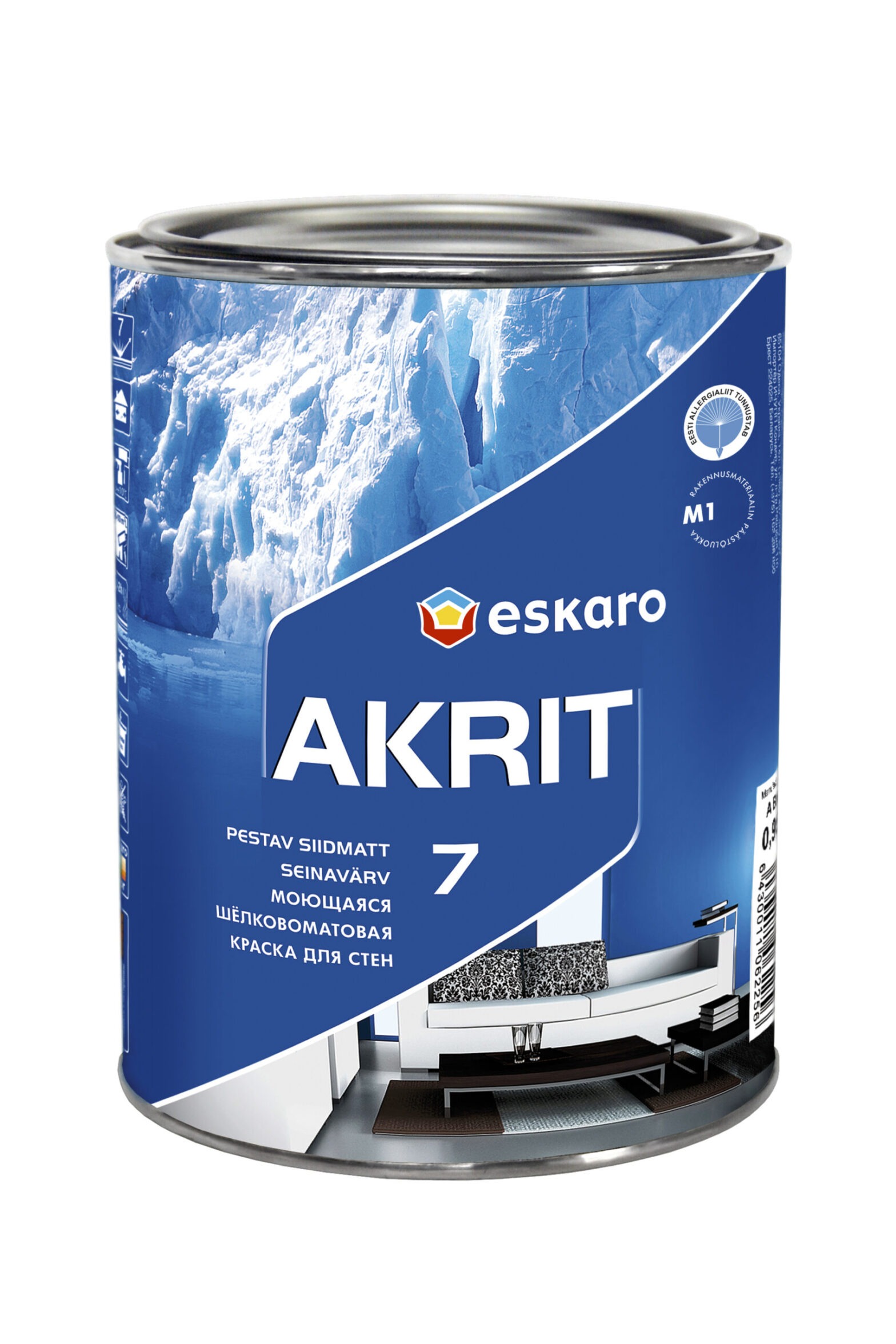 SEINAVÄRV ESKARO AKRIT-7 0,95L MATT