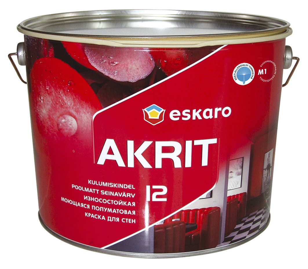 SEINAVÄRV ESKARO AKRIT-12 9,5L POOLMATT