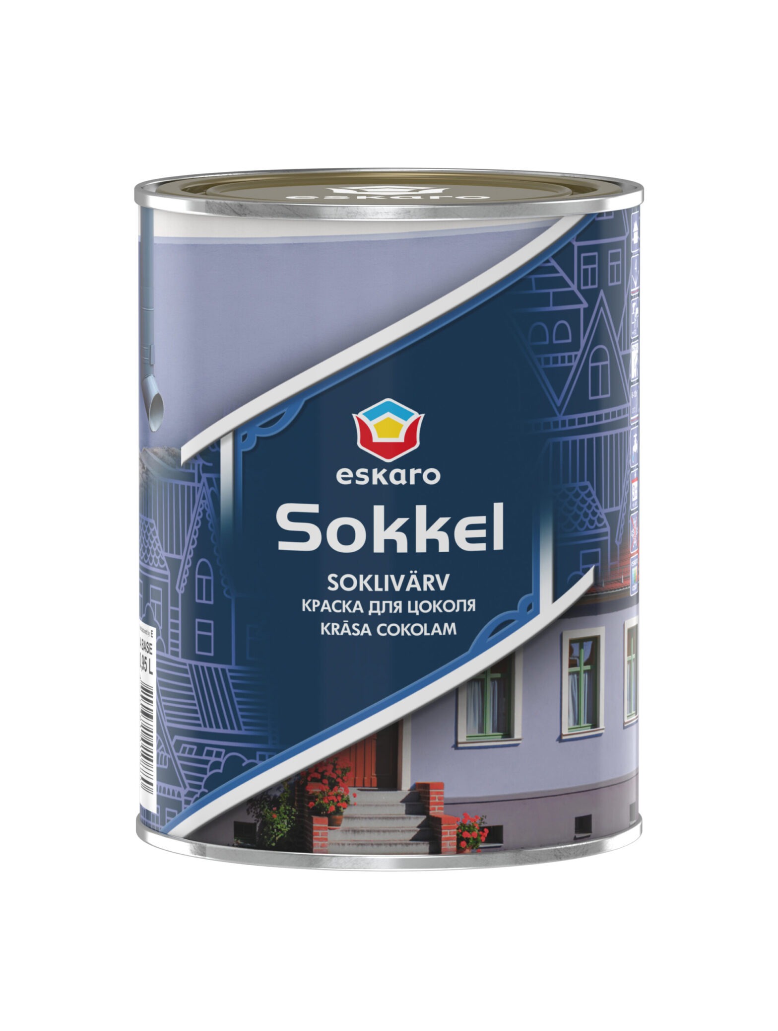 SOKKEL MATT SOKLIVÄRV ESKARO 0,95L