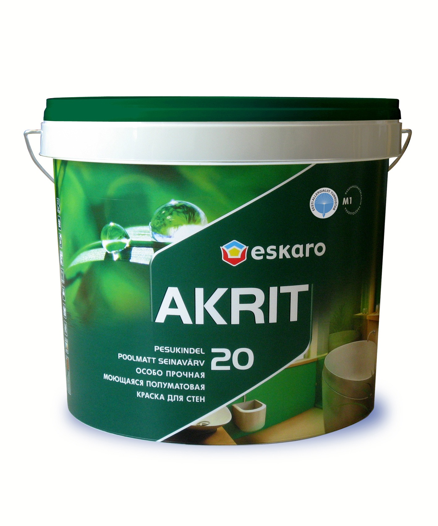 SEINAVÄRV ESKARO AKRIT-20 4,75L POOLMATT