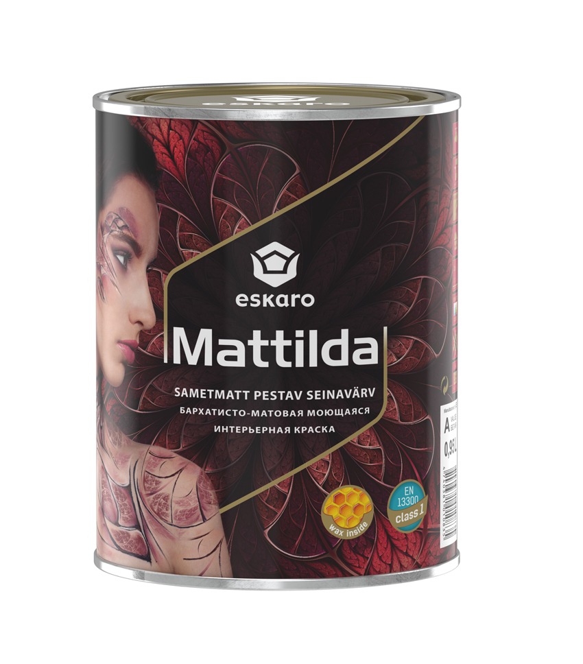 SEINAVÄRV ESKARO MATTILDA MUST 0,95L TÄISMATT