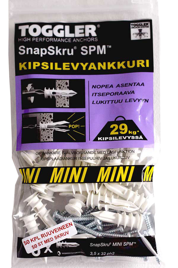 TÜÜBEL TOGGLER SNAPS MINI 50TK