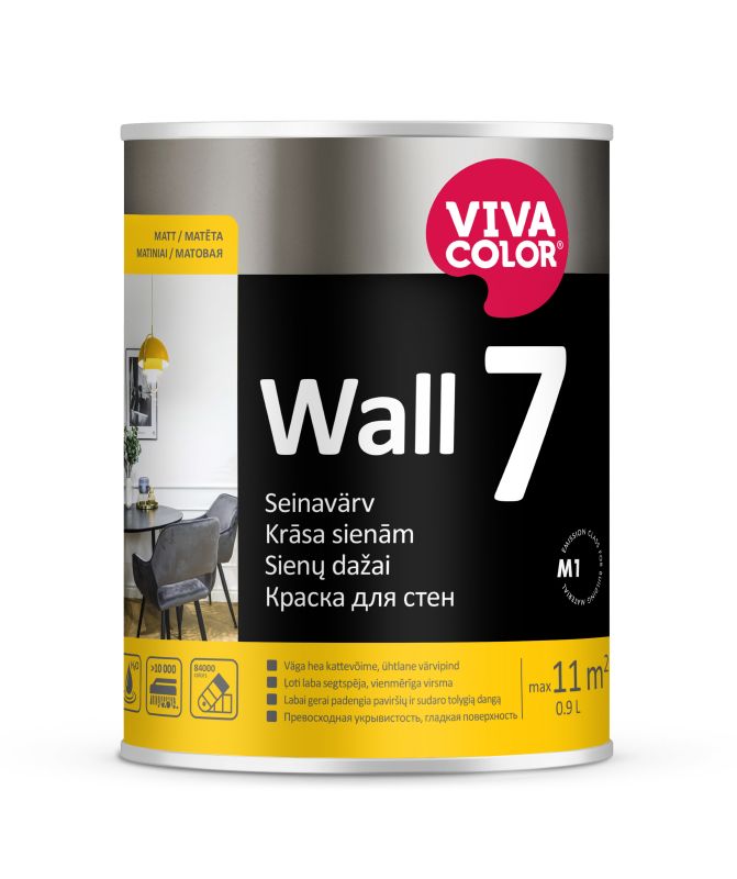 SEINAVÄRV VIVACOLOR WALL 7 A 0,9L