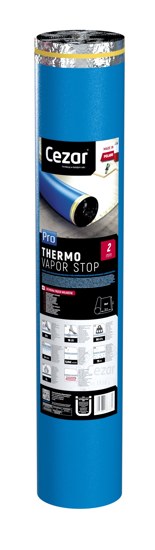 ALUSVAIP TERMO PRO 2,0MM 1X15M/ 15M²