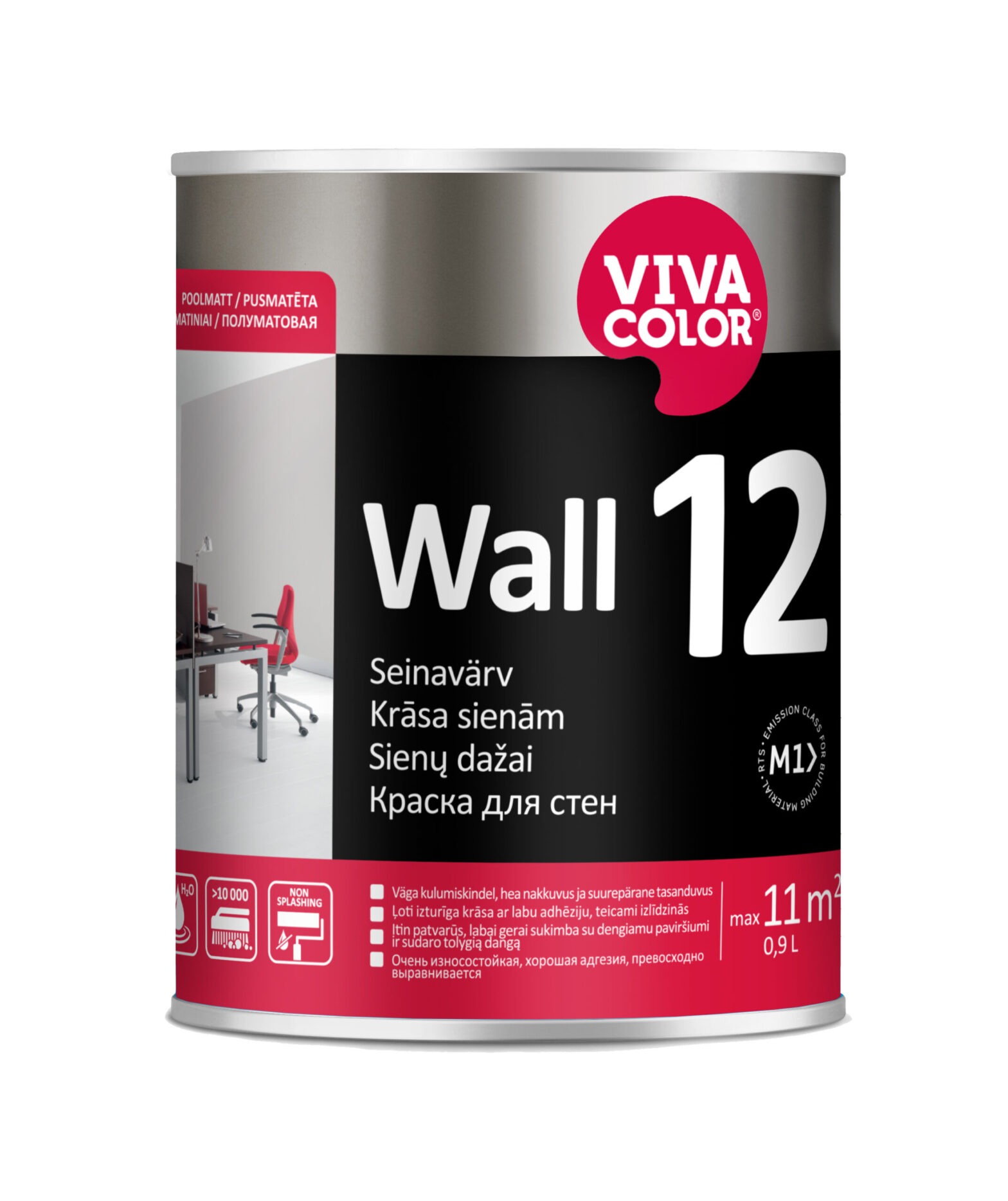 SEINAVÄRV VIVACOLOR WALL 12 A 0,9L