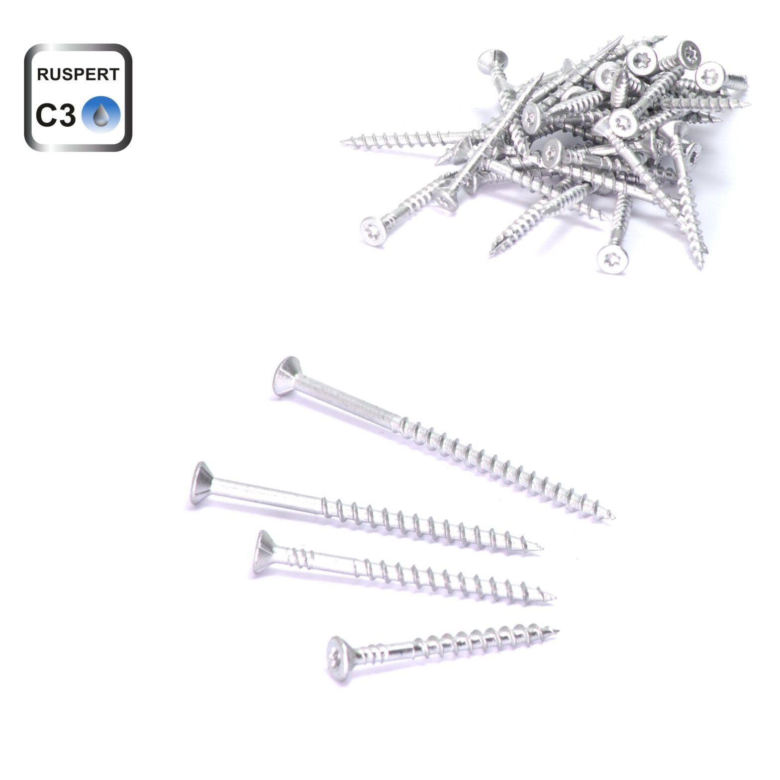 TERRASSIKRUVI 4,5X45 TX20 RUSPERT 500 TK/PK