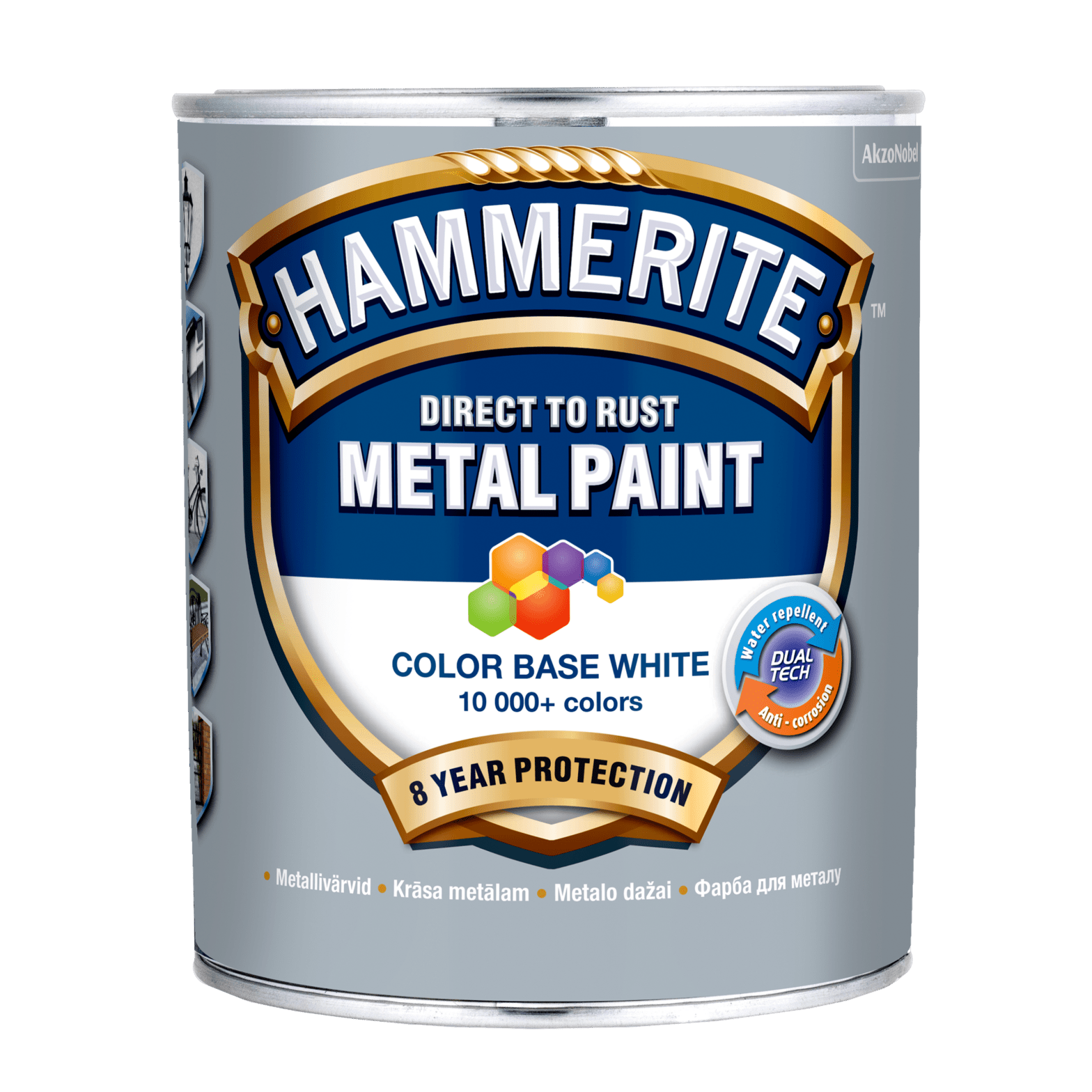 METALLIVÄRV HAMMERITE SMOOTH TINTING BASE BW 0,7L