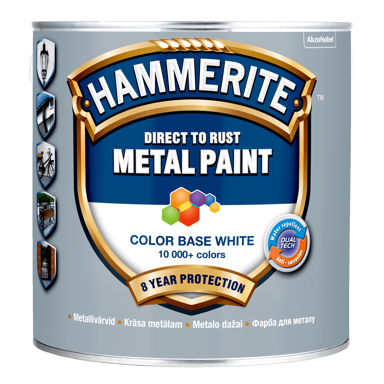 METALLIVÄRV HAMMERITE SMOOTH TINTING BASE BW 2,5L