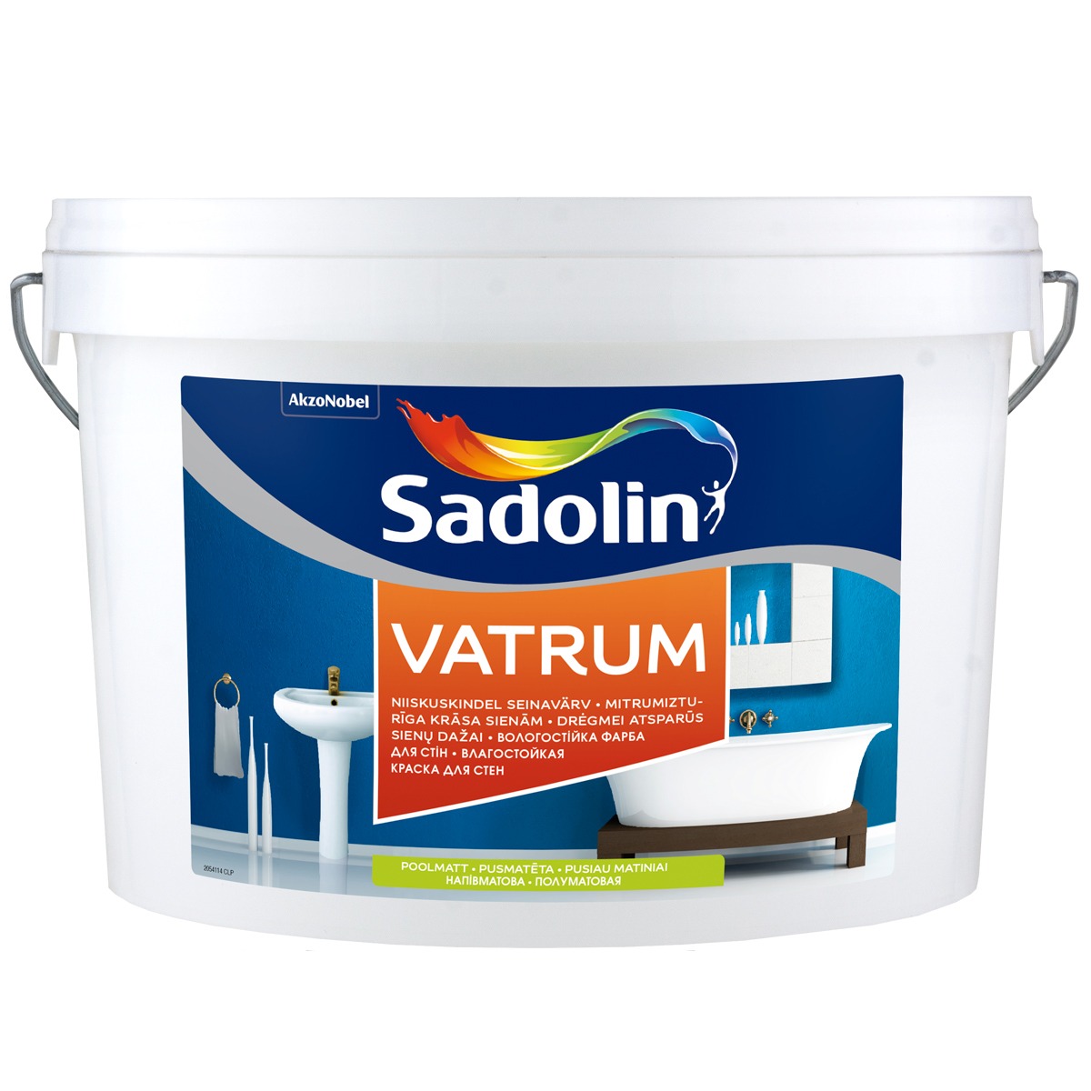 SEINAVÄRV SADOLIN VATRUM BW 10L POOLLÄIKIV