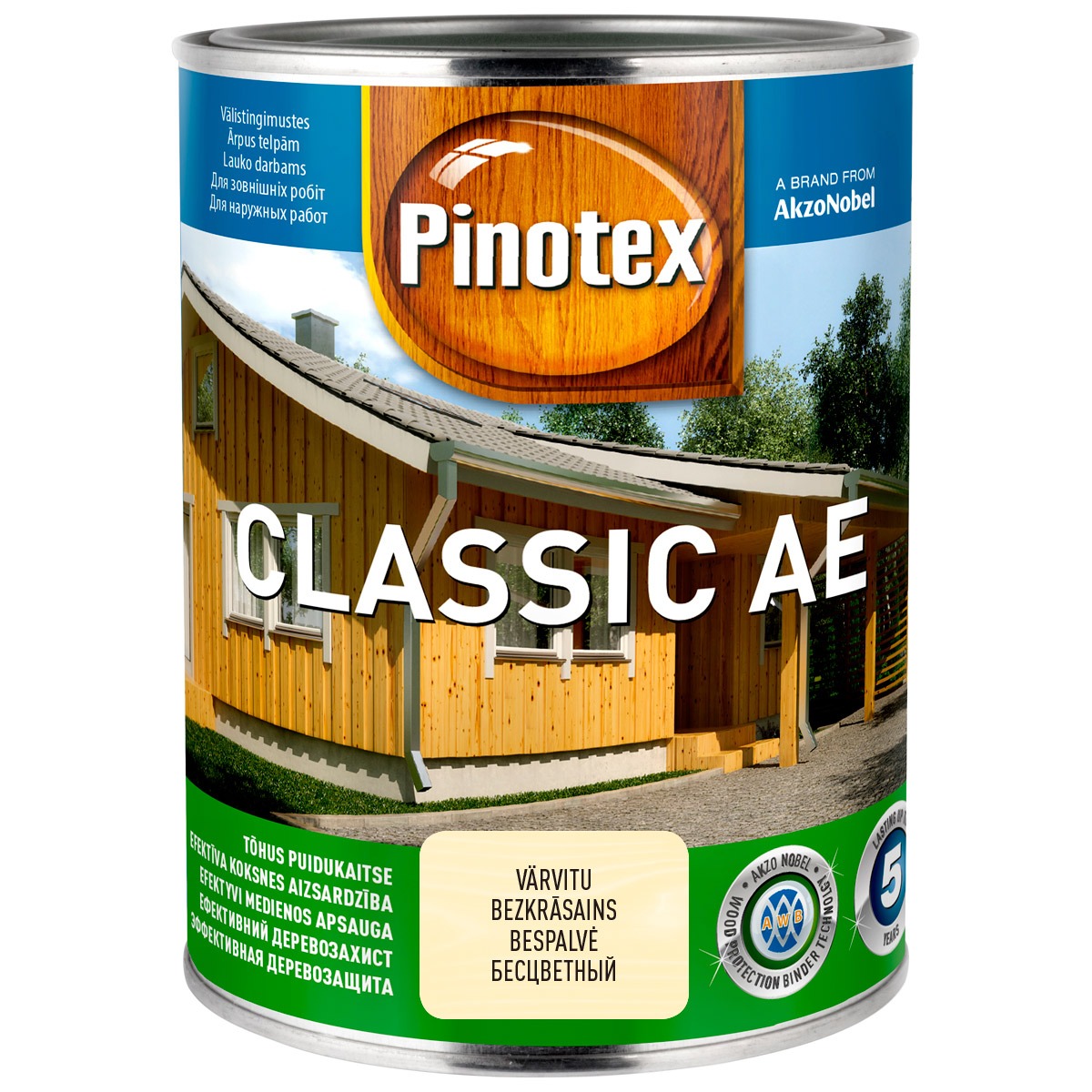 PUIDUKAITSE PINOTEX CLASSIC LASUR VÄRVITU 1L